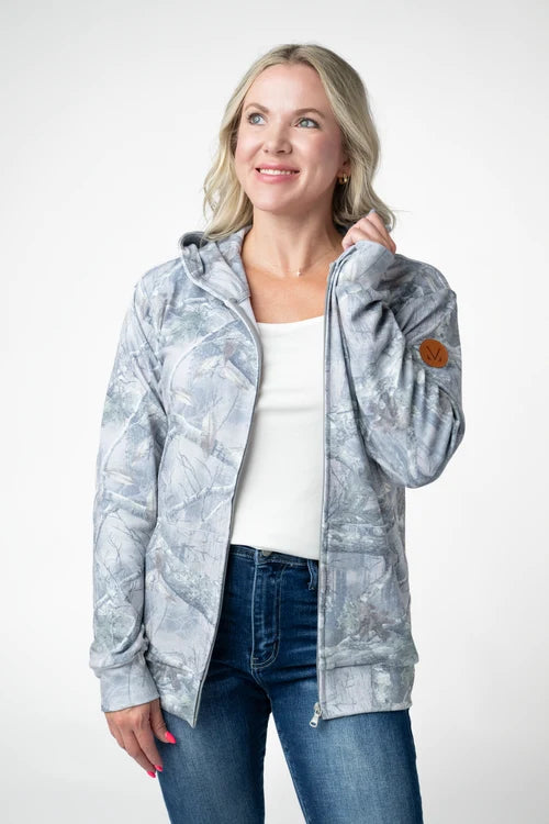 PREORDER Michelle Mae | FullZip Hoodie | Camo