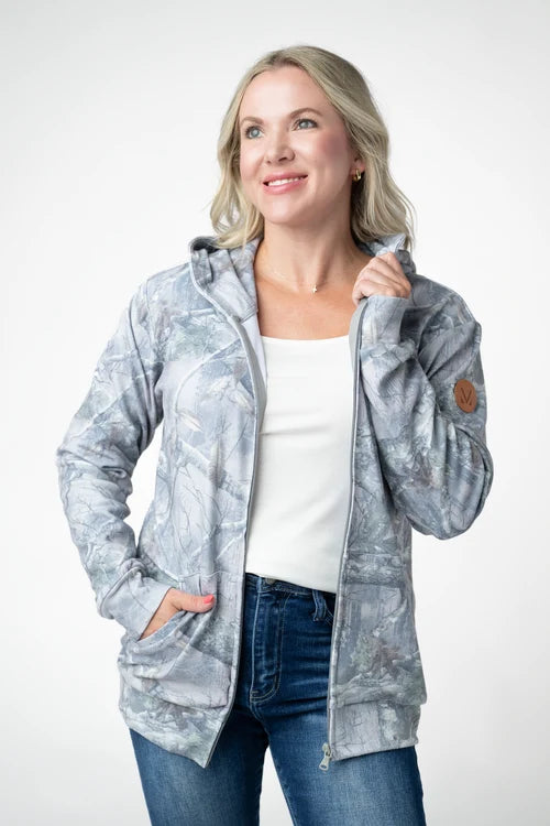 PREORDER Michelle Mae | FullZip Hoodie | Camo