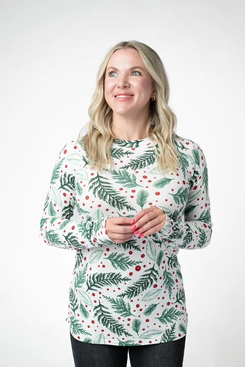 PREORDER  Michelle Mae | Blair Long Sleeve Top | Berry & Pine