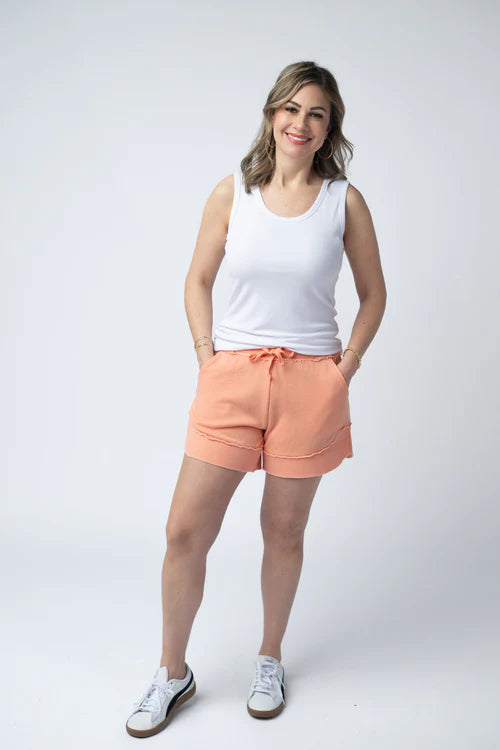 Michelle Mae | Stevie Shorts | Spring Peach
