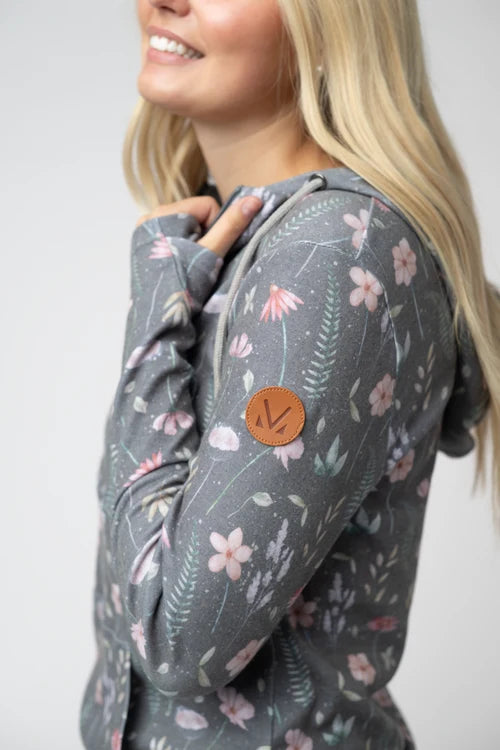 Michelle Mae | Classic HalfZip Hoodie | Wildflower Meadow
