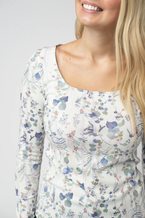 PREORDER  Michelle Mae | Alyssa Long Sleeve Top | Olive Meadow