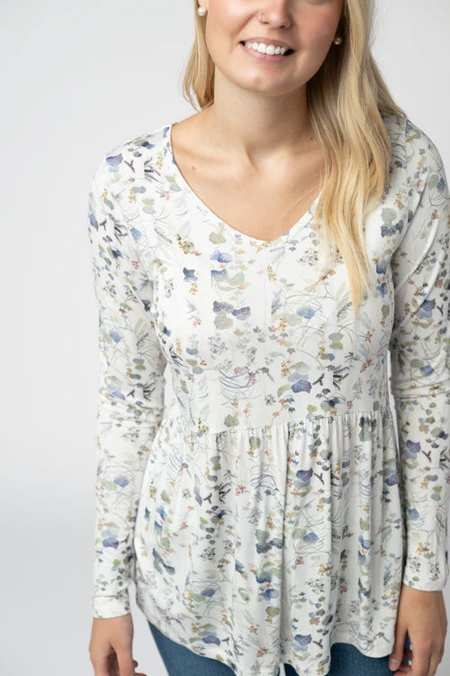 PREORDER  Michelle Mae | Sarah Ruffle Top | Olive Meadow