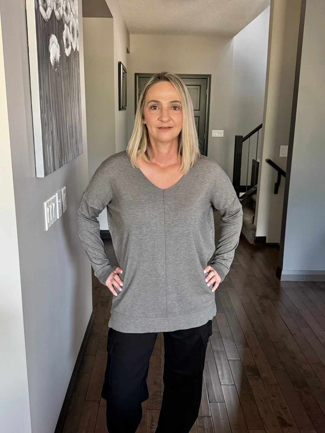 Dreamers Oversized Cozy Sweater | Charcoal