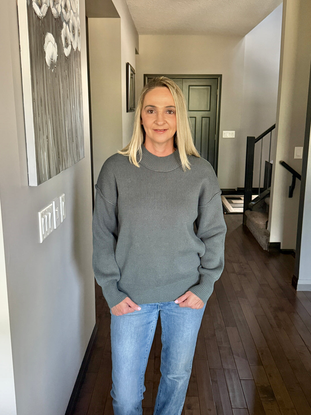 Danny Drop Shoulder Sweater | Ash Jade