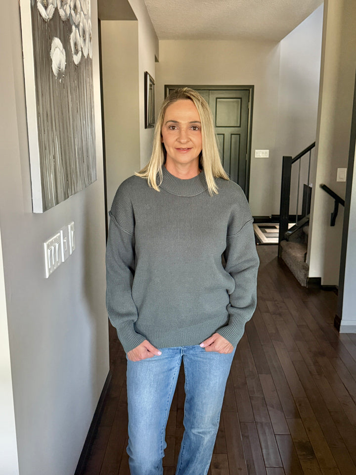 Danny Drop Shoulder Sweater | Ash Jade