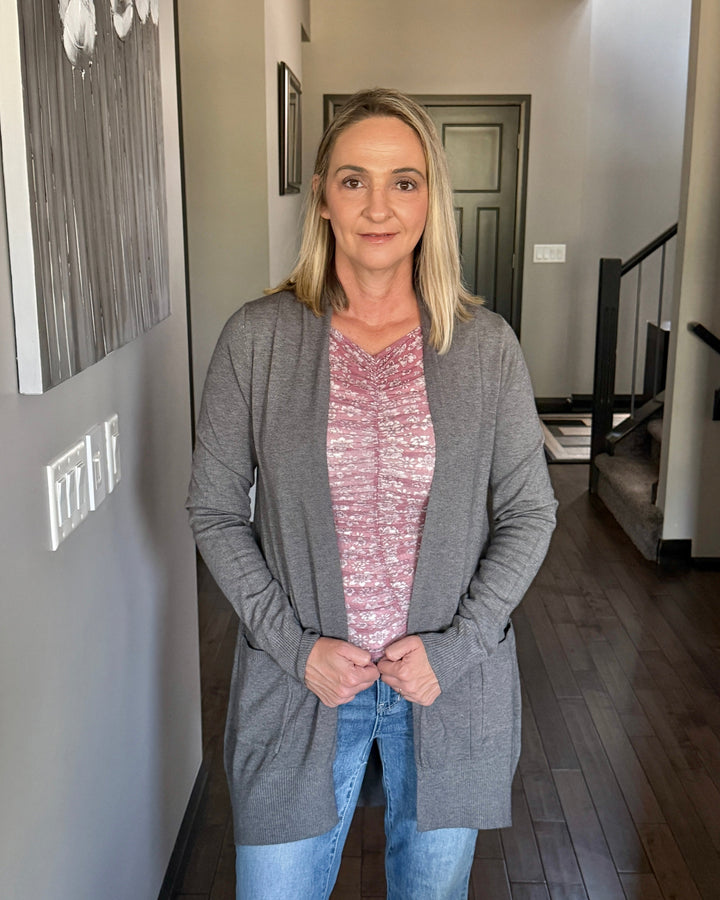 Dreamers Cozy Cardigan | Charcoal