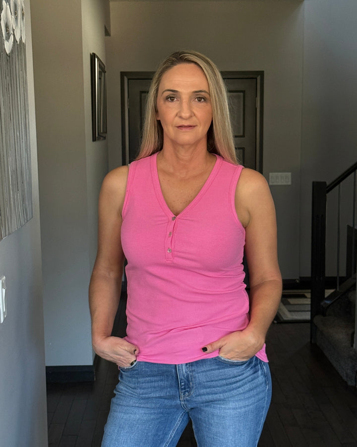 Michelle Mae | Addison Tank | Pink