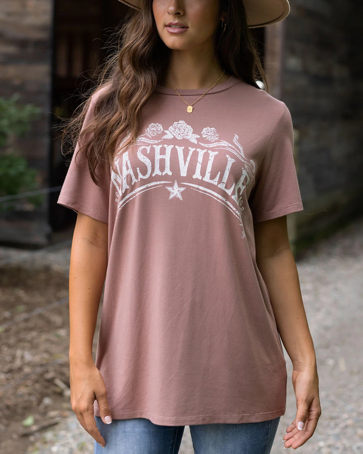 Grace and Lace | Girlfriend Fit Graphic Tee | Nashville