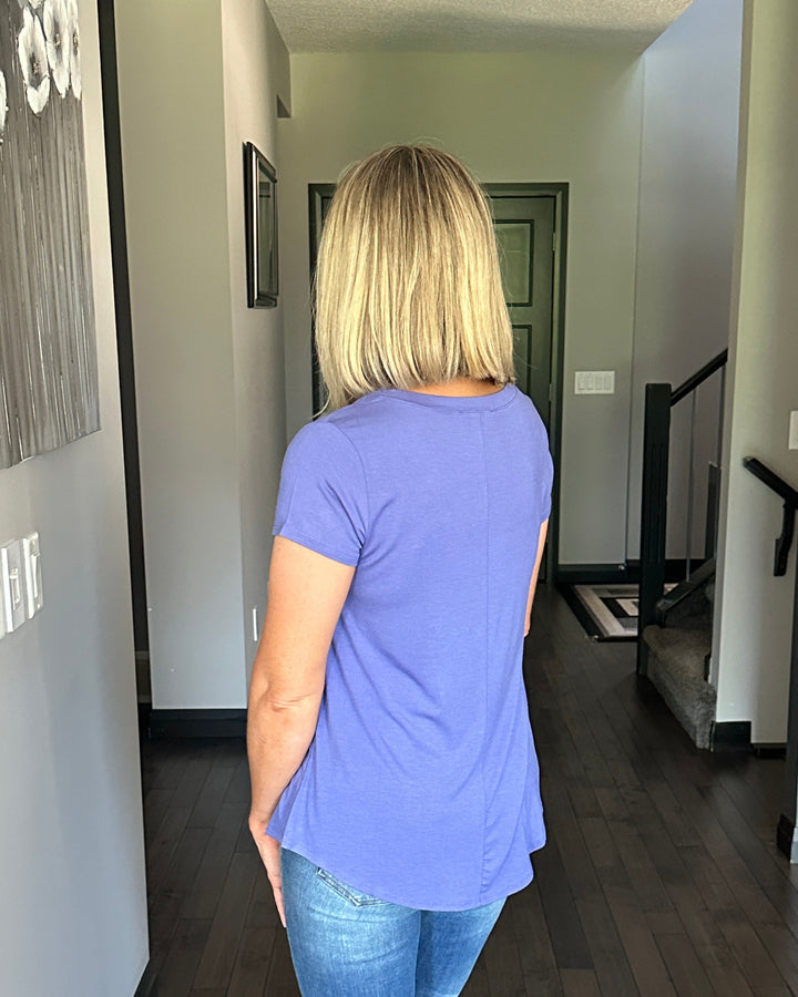 Charlie Casual V-Neck Tee | Marlin