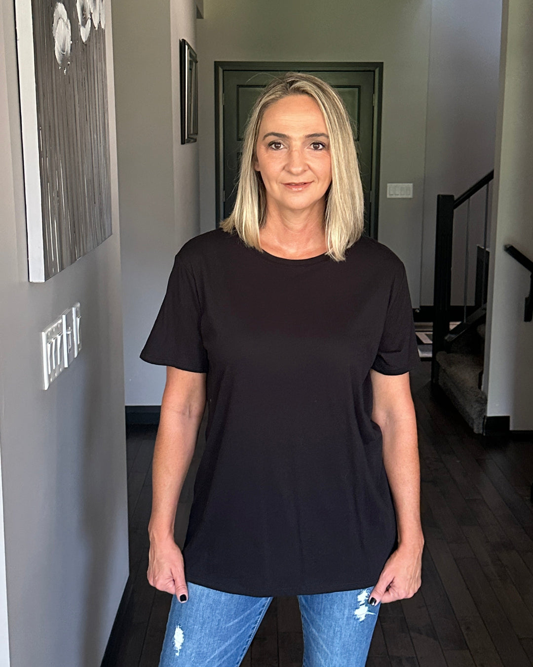 Bentley Boyfriend Tee | Black