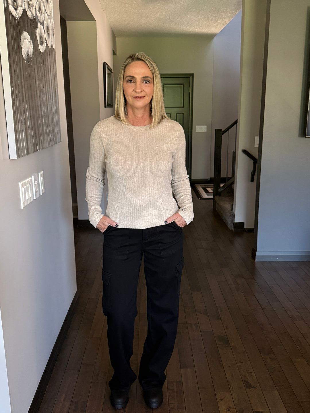 Classic Ribbed Pullover | Taupe