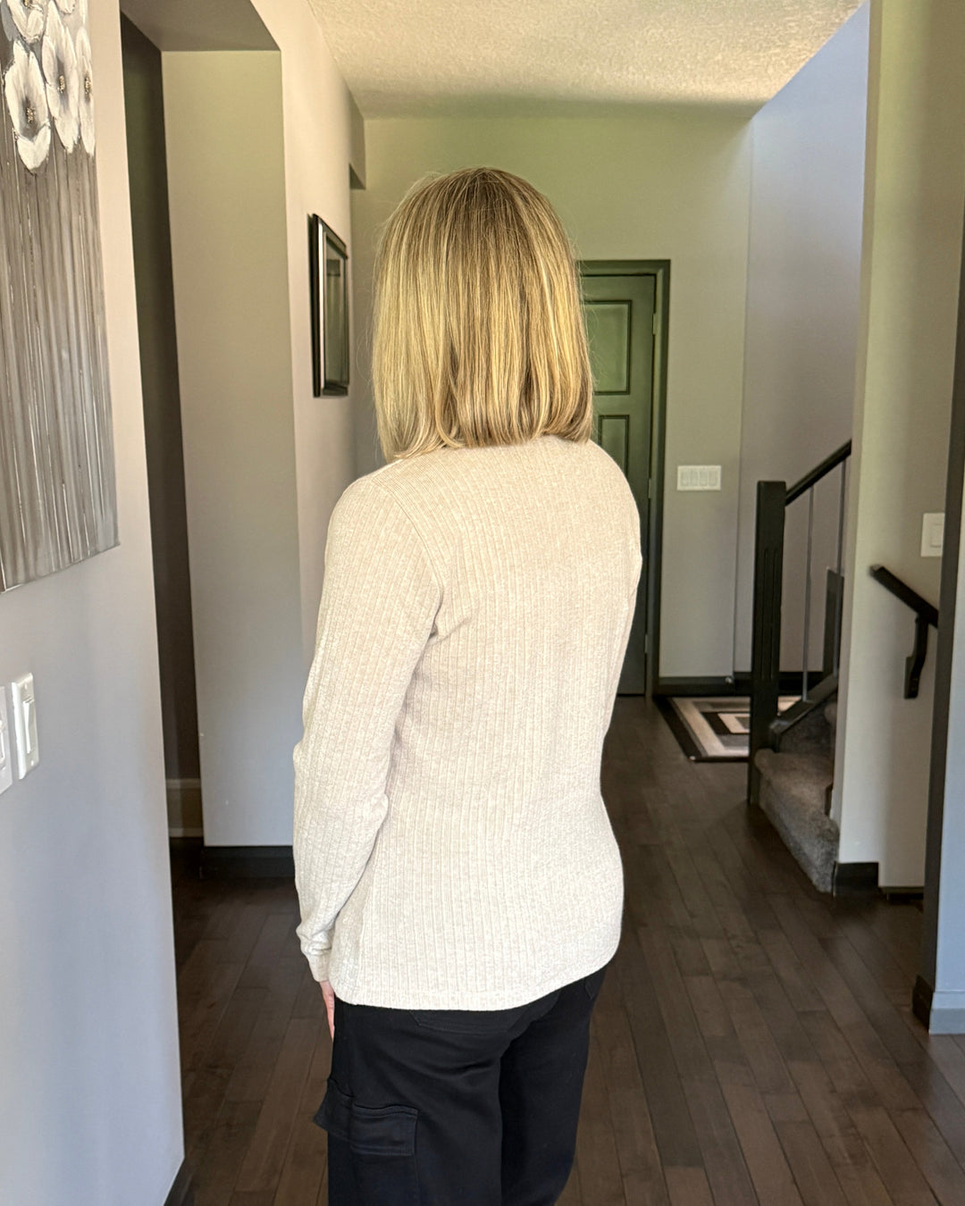 Classic Ribbed Pullover | Taupe