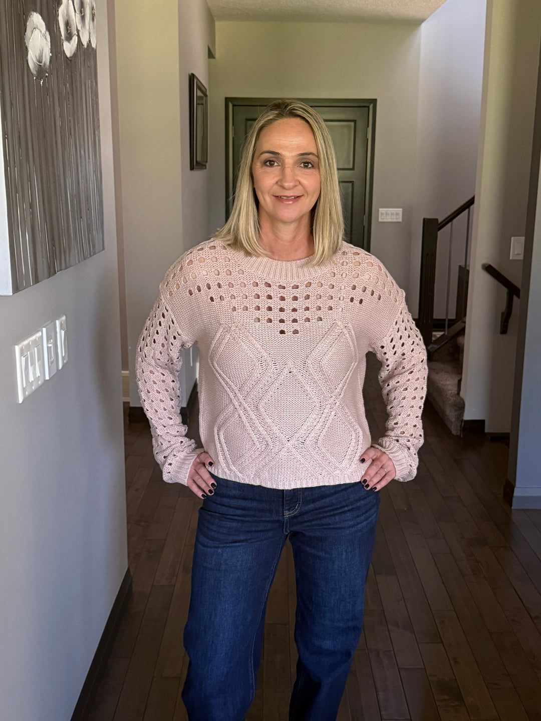 Paige Dotted Sweater | Evening Sand