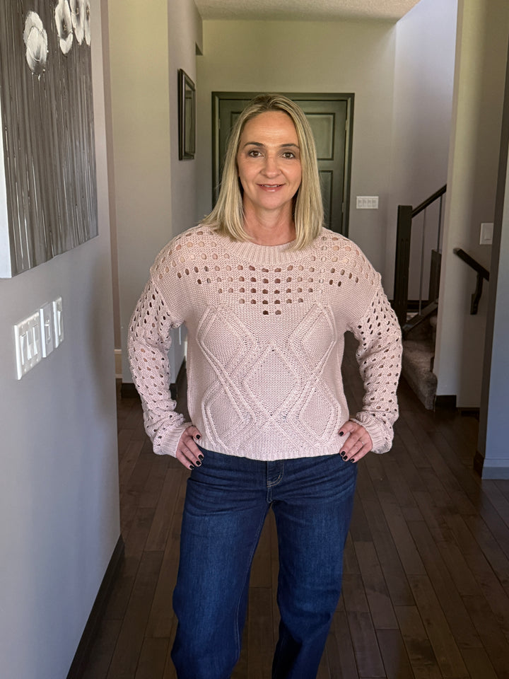 Paige Dotted Sweater | Evening Sand