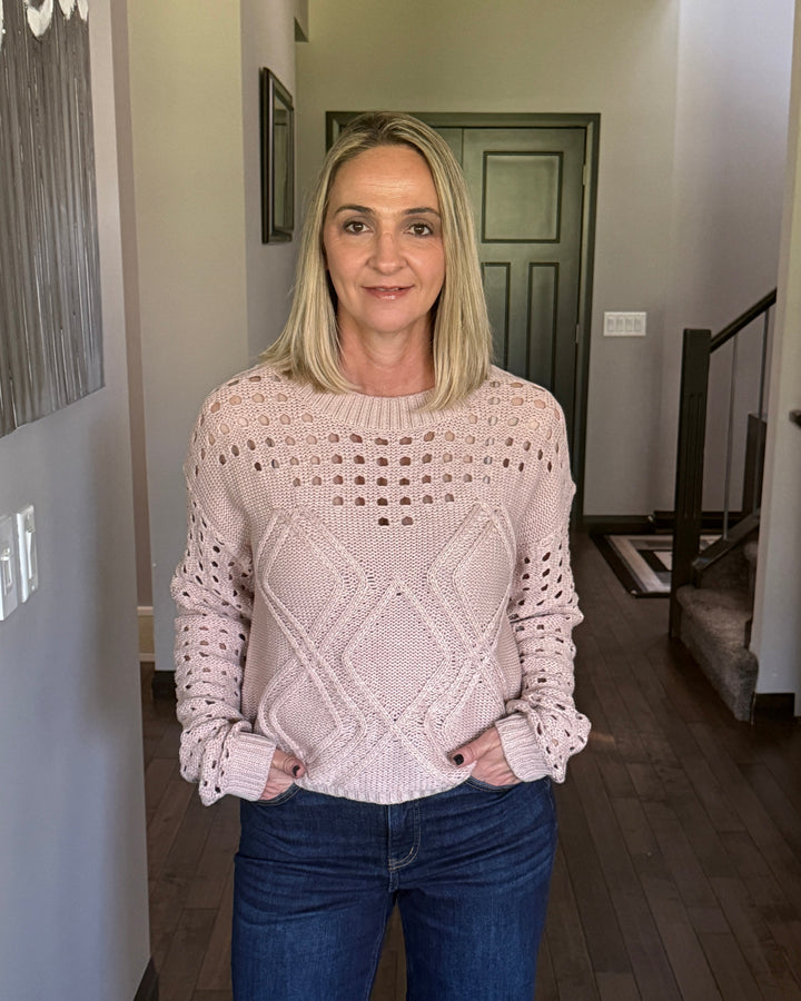 Paige Dotted Sweater | Evening Sand