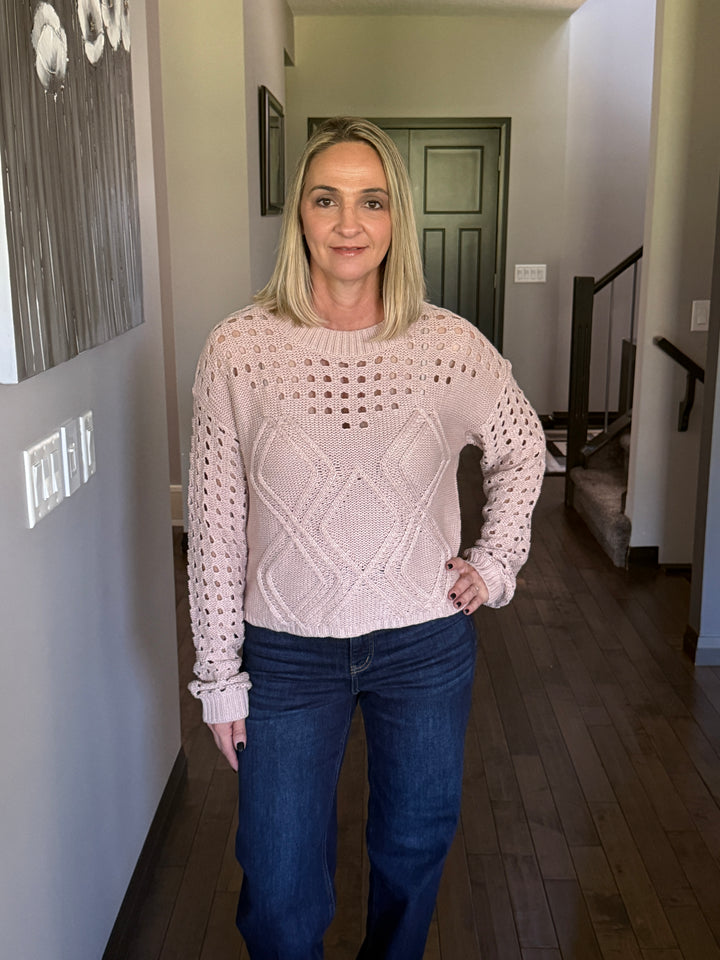 Paige Dotted Sweater | Evening Sand