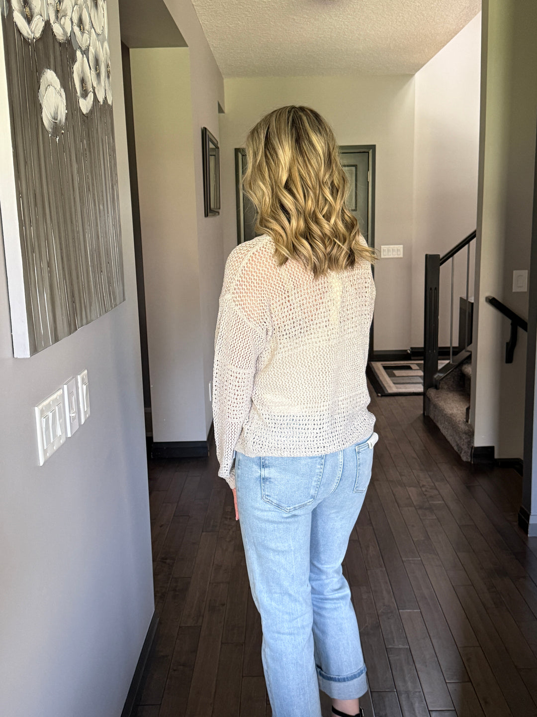 Lovestitch | Open Knit Sweater | Stone