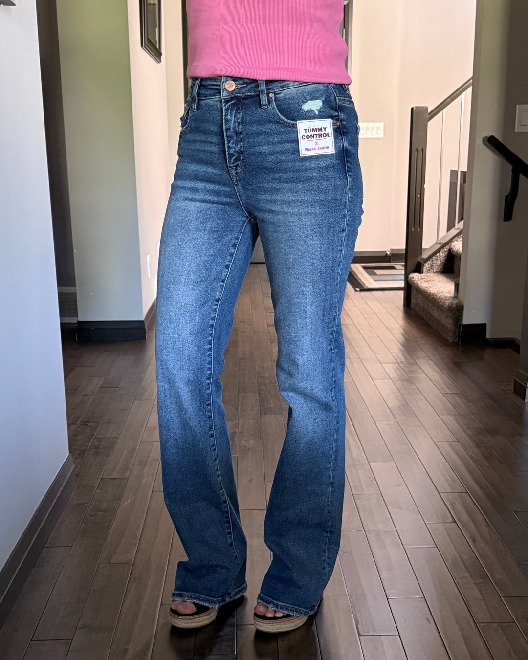 Risen  | Charlotte 33" Inseam Straight Leg Jeans