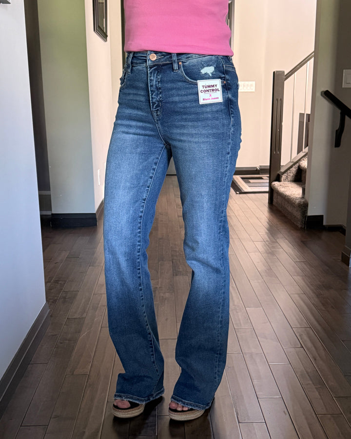 Risen  | Charlotte 33" Inseam Straight Leg Jeans