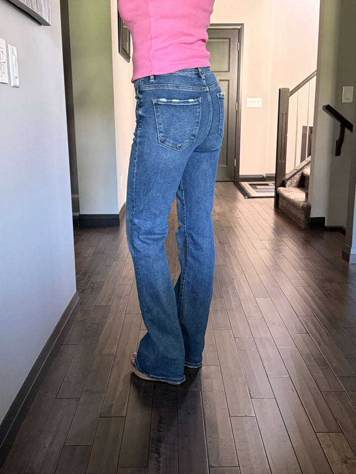 Risen  | Charlotte 33" Inseam Straight Leg Jeans