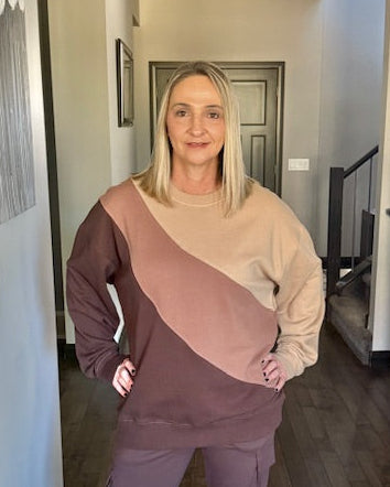 Colour Block Pullover