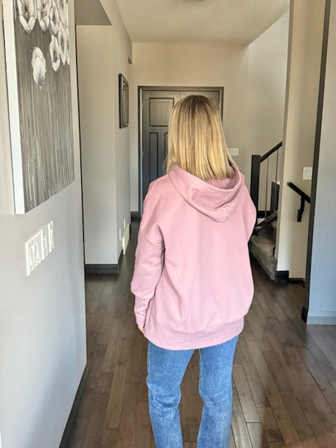 My Favourite Oversized Tunic Hoodie | Mauve