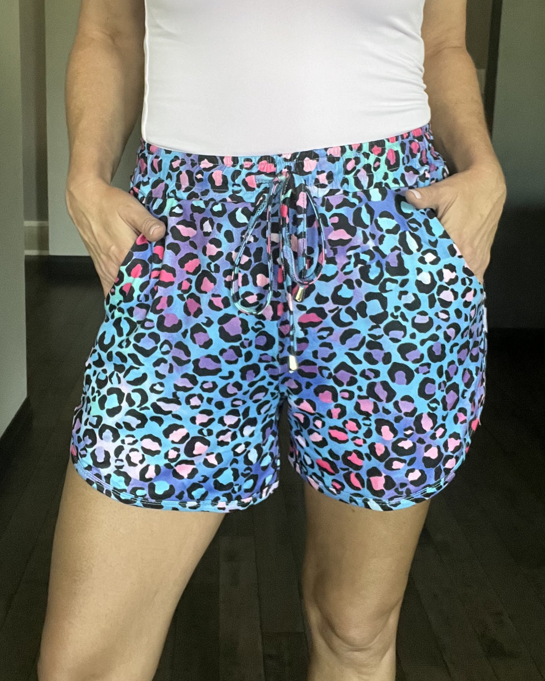 Shirley Lounge Shorts | Multicolour Leopard