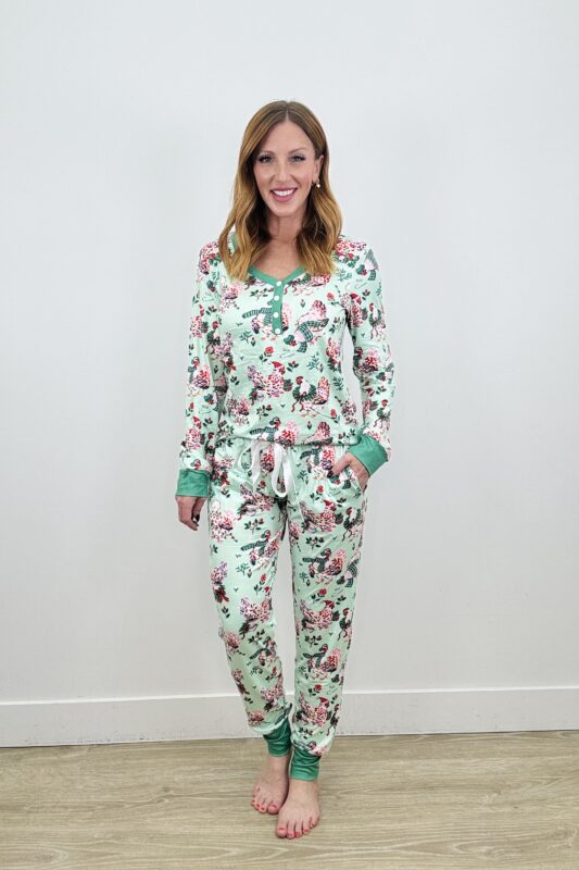 PREORDER  Shirley & Stone | PJ Jogger Set | Chicken - ETA END NOV