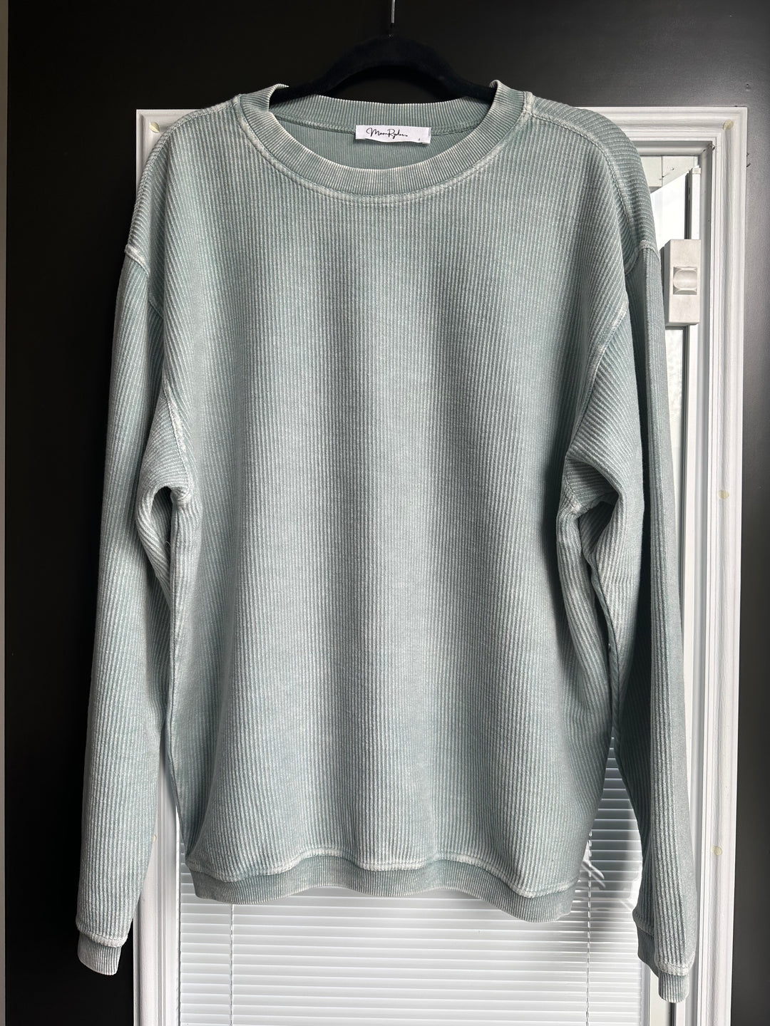 Essential Corded Sweatshirt | Dusty Teal