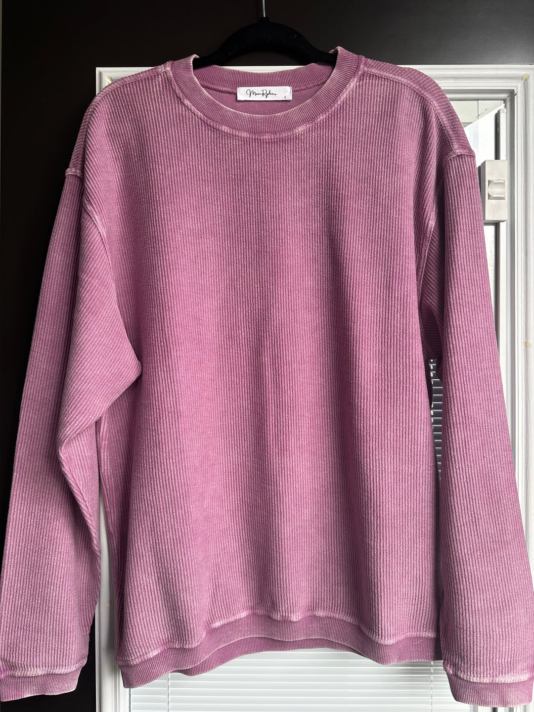 Essential Corded Sweatshirt | Violet