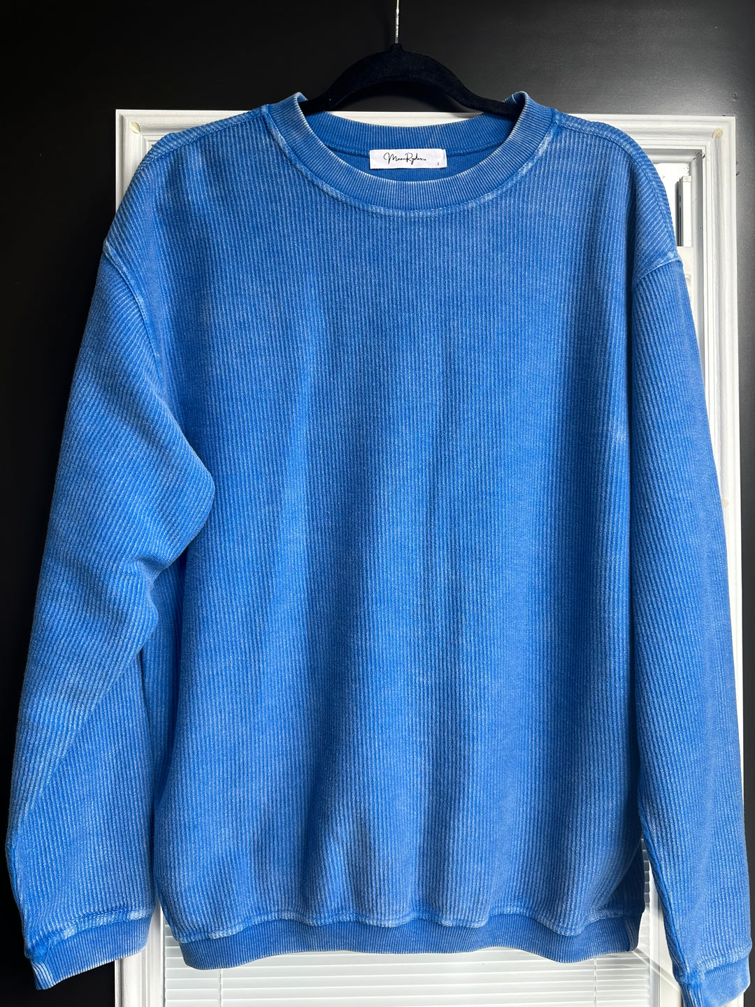 Essential Corded Sweatshirt | Royal