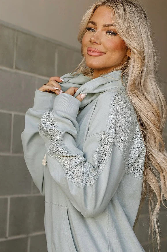 Ampersand Ave | University Hoodie | Wanderstruck Blue