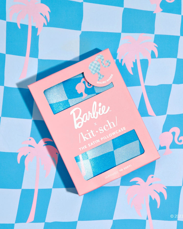 Kitsch | Barbie x Satin Pillowcase | Standard | Malibu