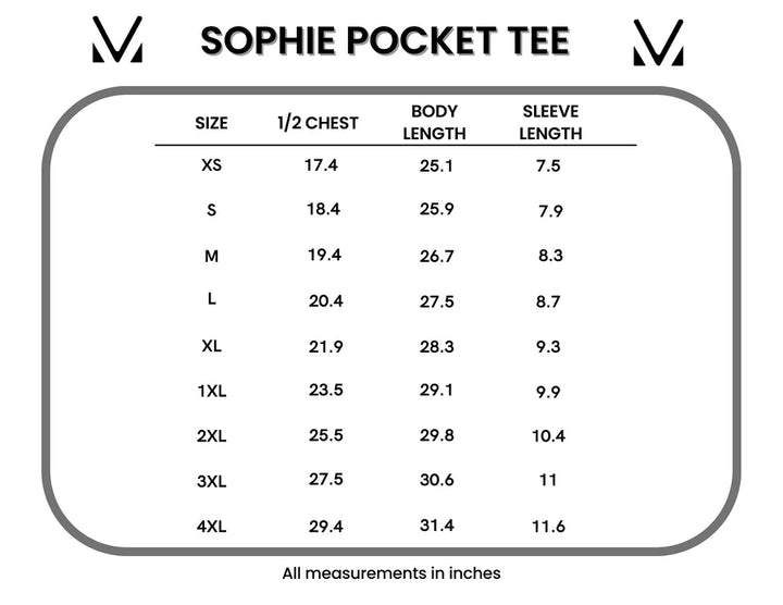 Michelle Mae | Sophie Pocket Tee | Black