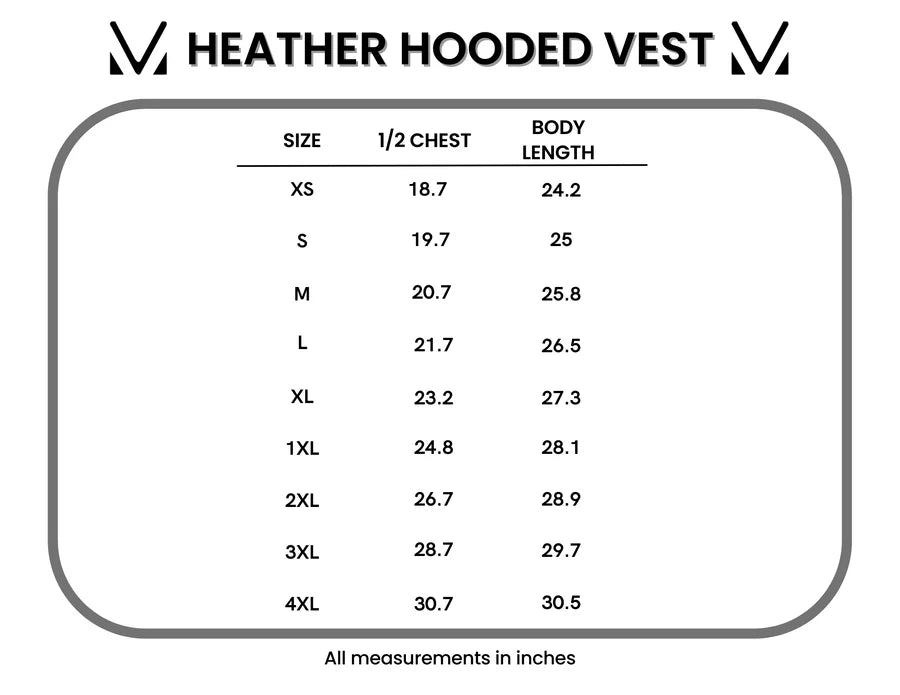 Michelle Mae | Heather Hooded Vest