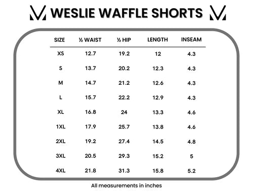 Michelle Mae | Weslie Waffle Shorts | Pink