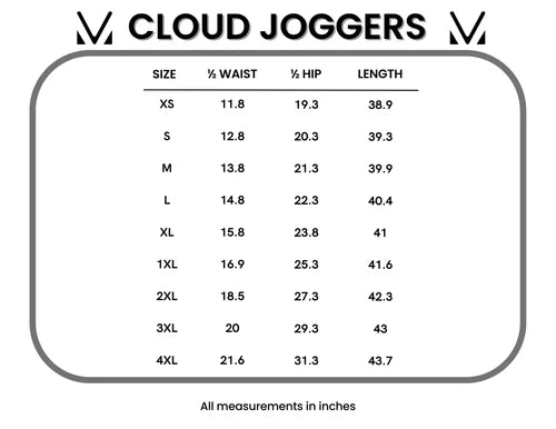 PREORDER  Michelle Mae | Cloud Joggers | Black