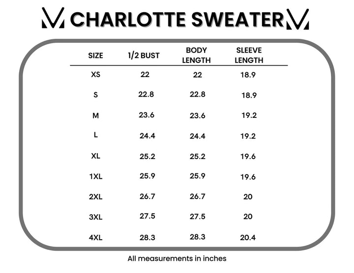Michelle Mae | Charlotte Sweater | Black & Cream