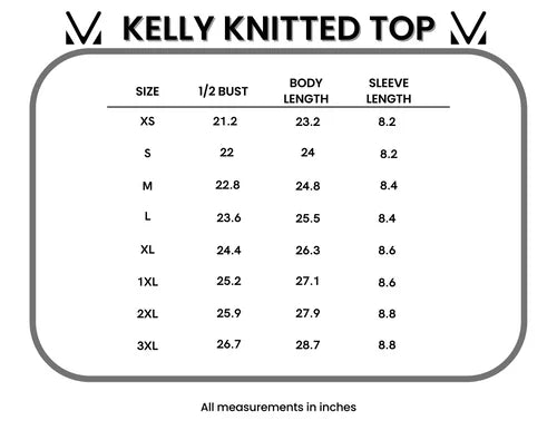 Michelle Mae | Kelly Knitted Top | Black