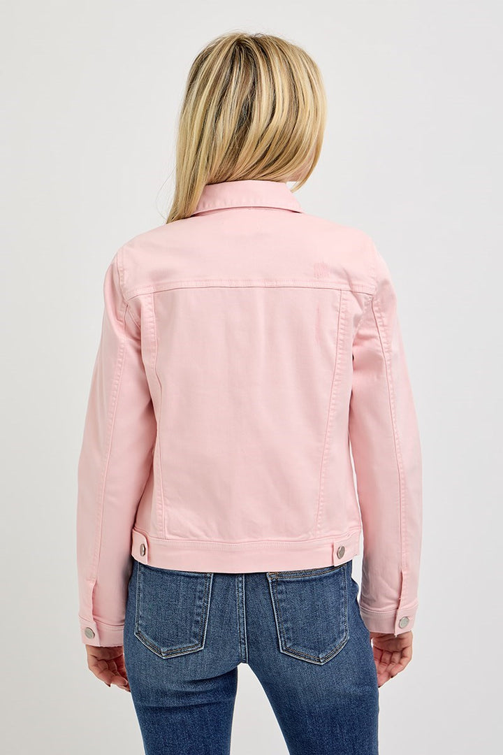 Risen | Vintage Washed Jacket | Soft Pink
