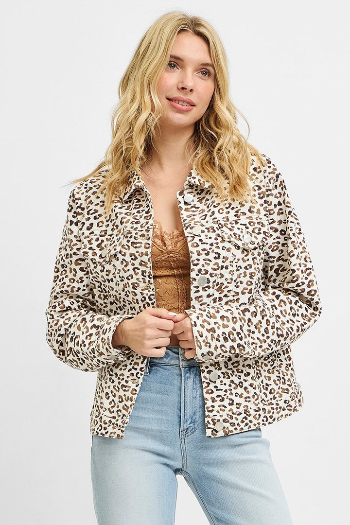 Risen | Oversized Leopard Jacket