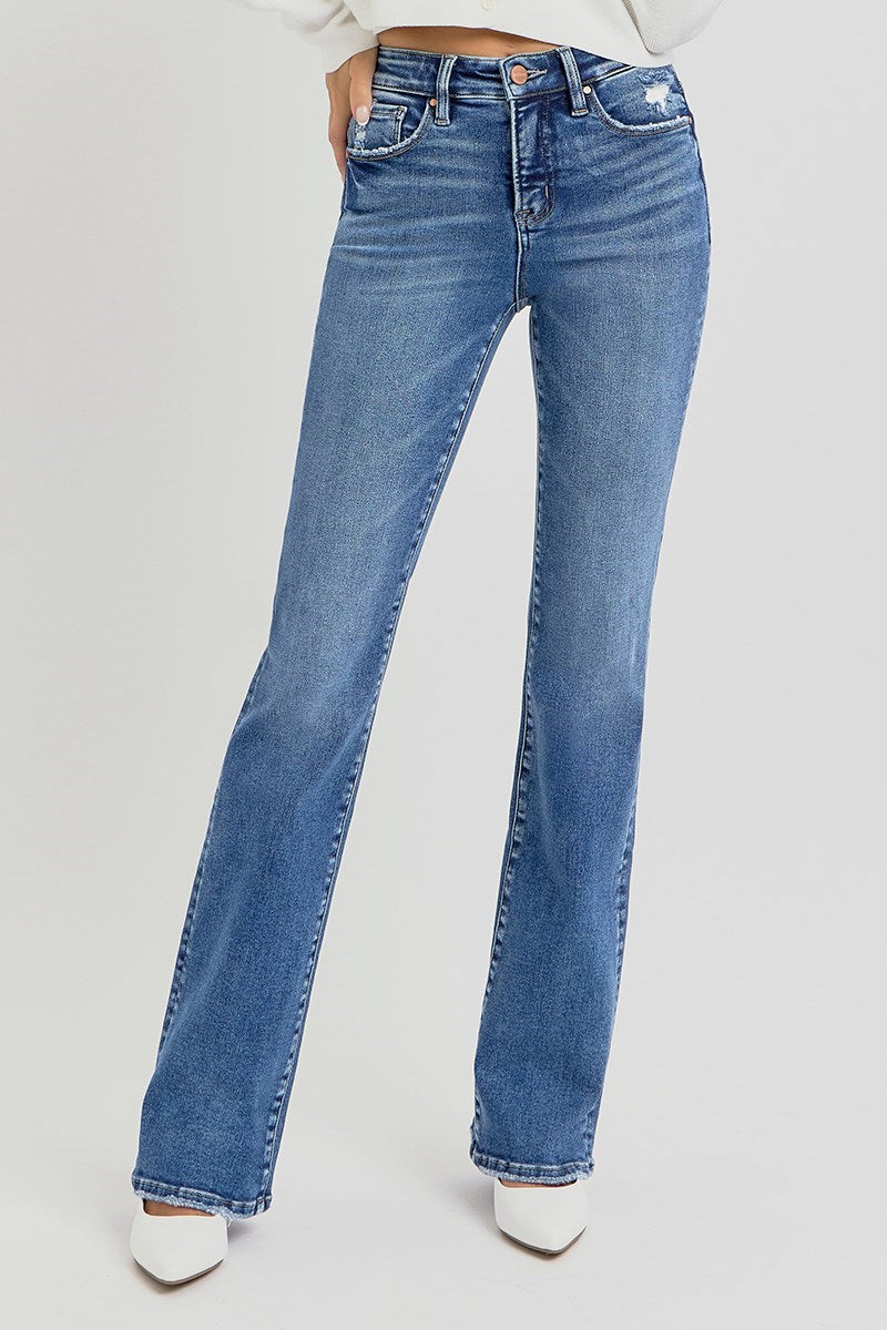 Risen  | Charlotte 33" Inseam Straight Leg Jeans