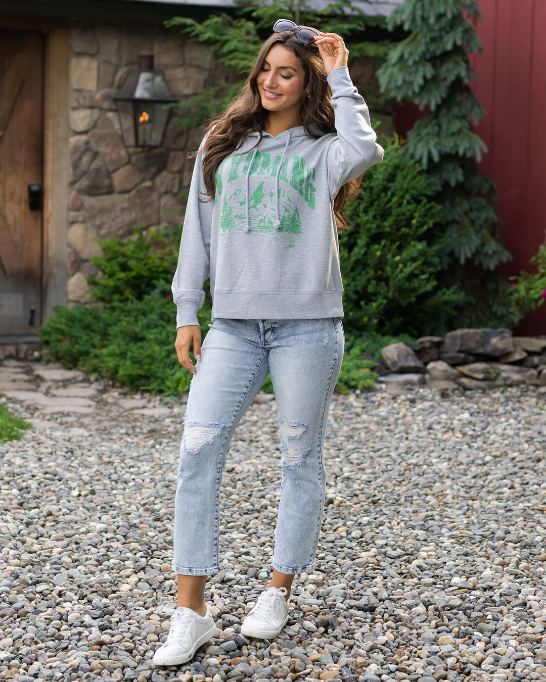 Grace and Lace | Wyoming Graphic Hoodie