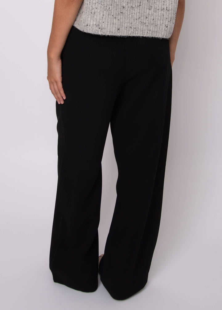 RD Style | Merry Drawstring Pull On Pants | Black