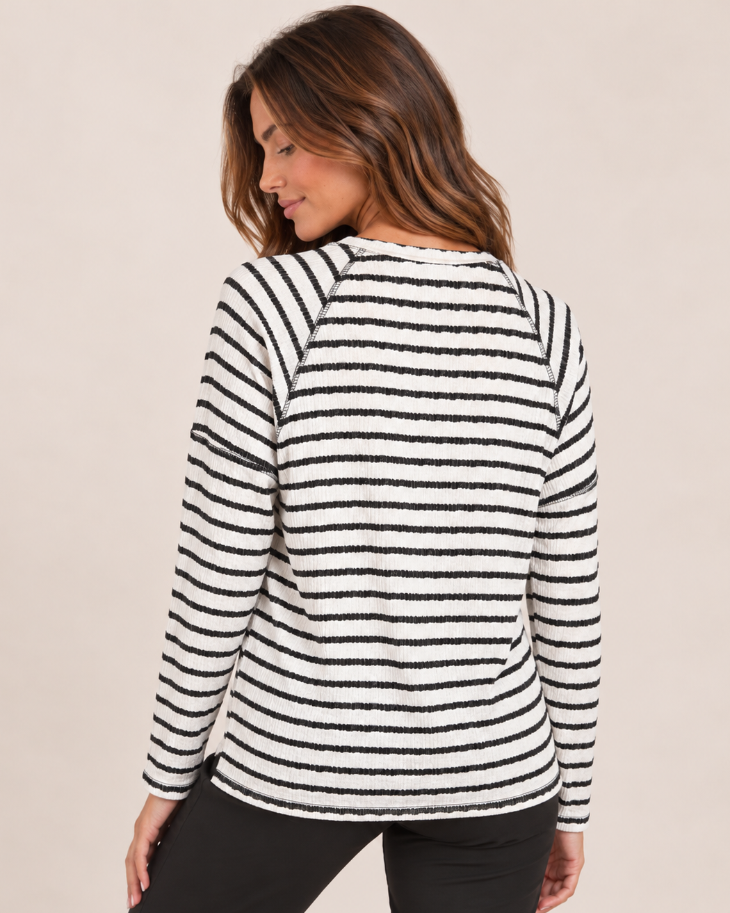 Grace and Lace | Easy Going Stripe Pullover