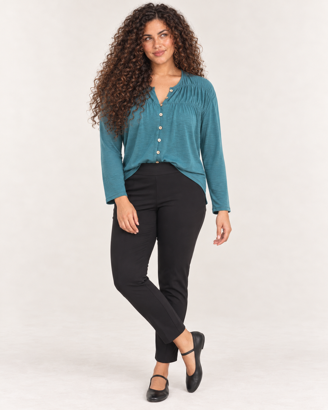 Grace and Lace | Everyday Essential Ponte Stretch Pant | Black