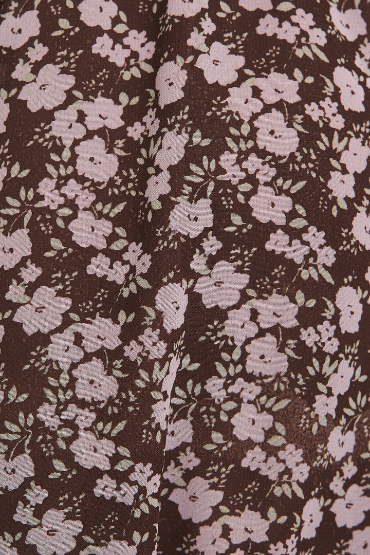 Gemma Smocked Waist Ditsy Top