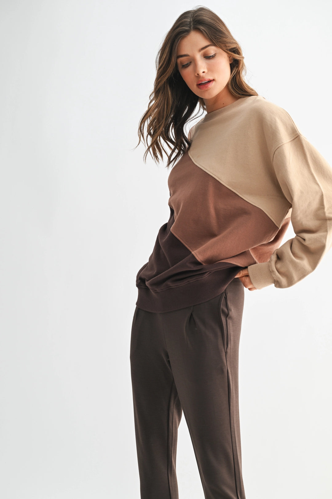 Colour Block Pullover