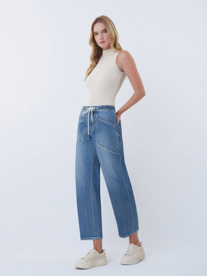 Vervet | Bethany Barrel Jeans